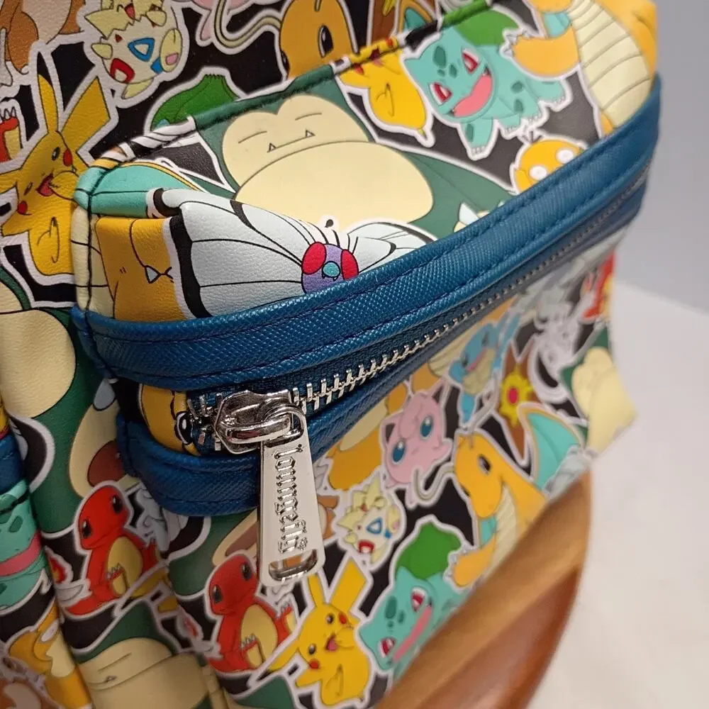 Loungefly Pokémon Sticker Collage Mini Backpack Pikachu Cubone Squirtle